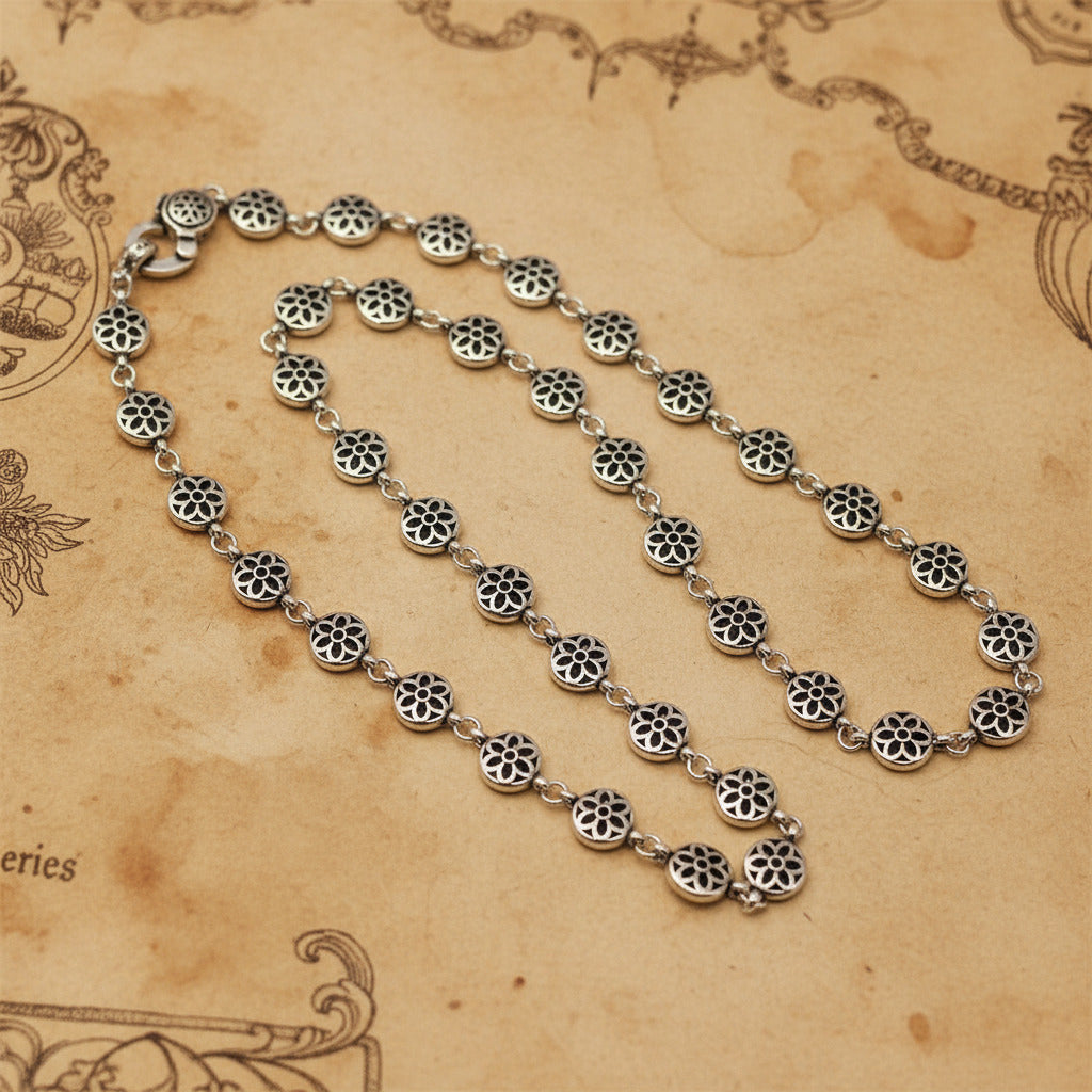 Chrome Hearts good art cherry blossom necklace