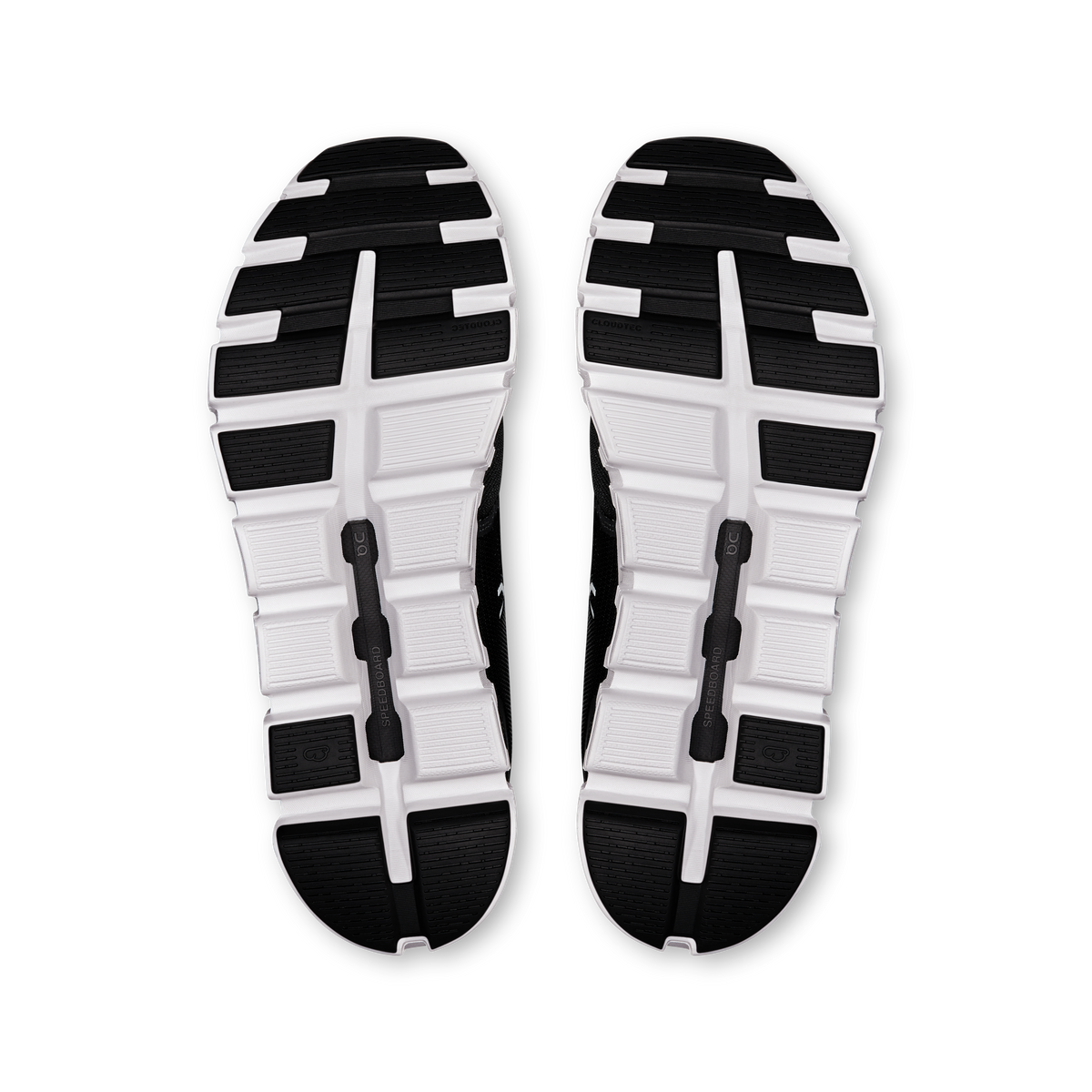 On Running Men's Cloud 6 Wide in Black/White
