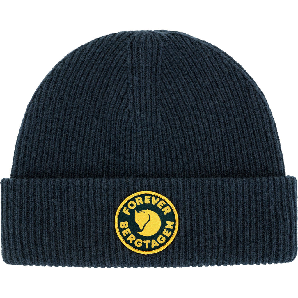Fjallraven Bergtagen Forever Wool Beanie in Dark Navy