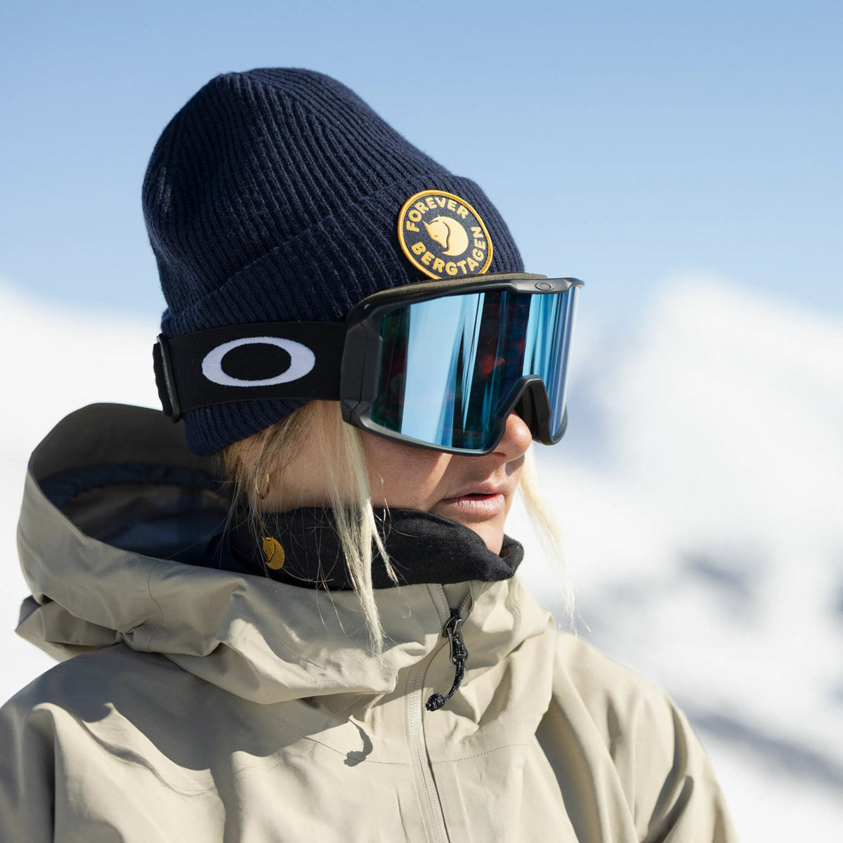 Fjallraven Bergtagen Forever Wool Beanie in Dark Navy