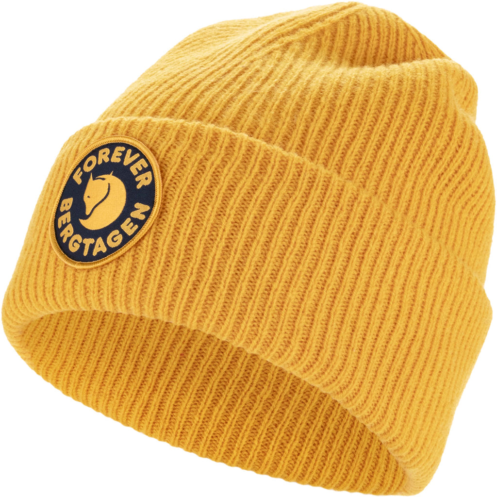 Fjallraven Bergtagen Forever Wool Beanie in Mustard Yellow