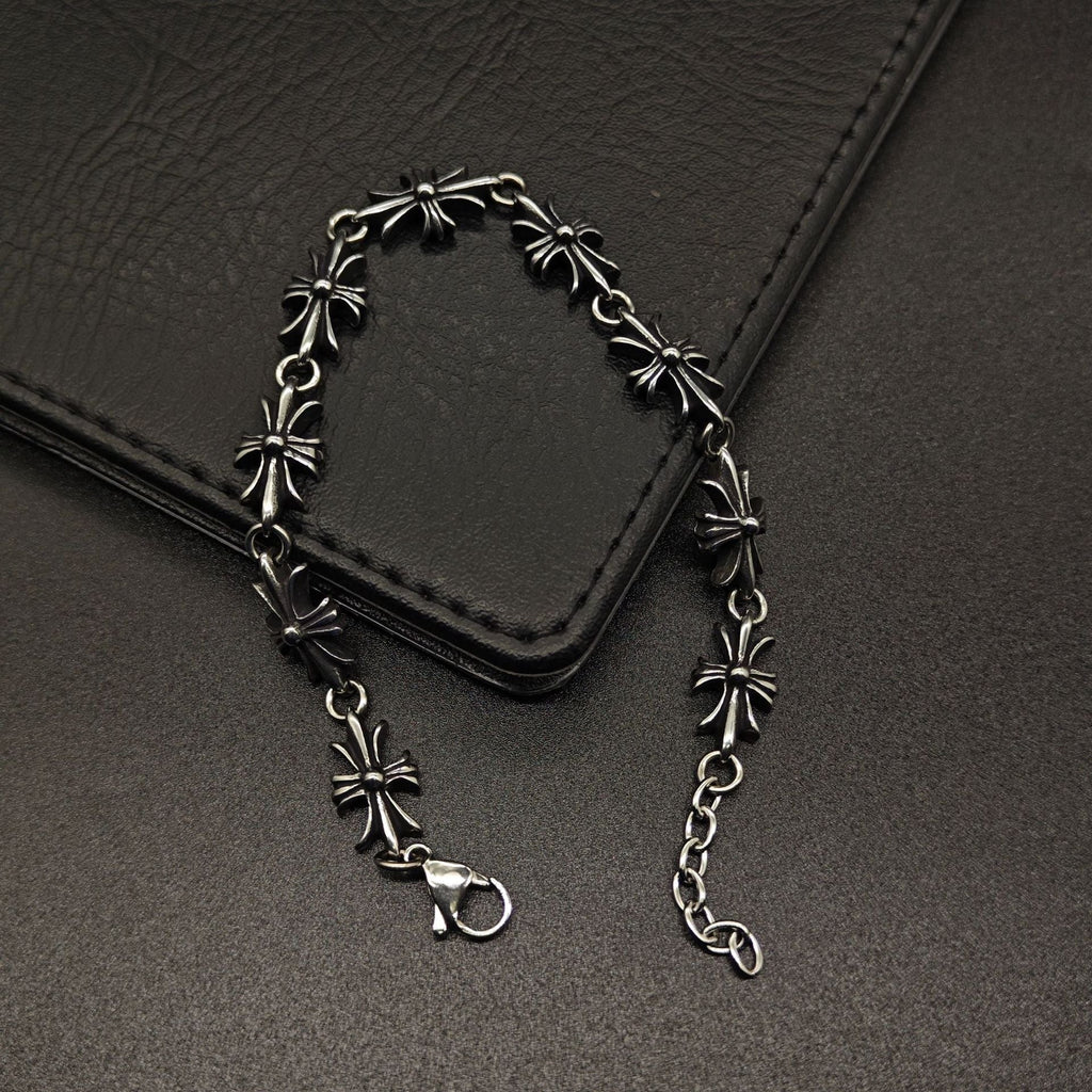 Chrome Hearts Retro Cross Flower Classic Bracelet