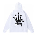 Stussy Hoodie Fall/Winter Fleece Hooded Sweater