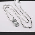 Chrome Hearts six-pointed star sword inlaid with diamonds pendant