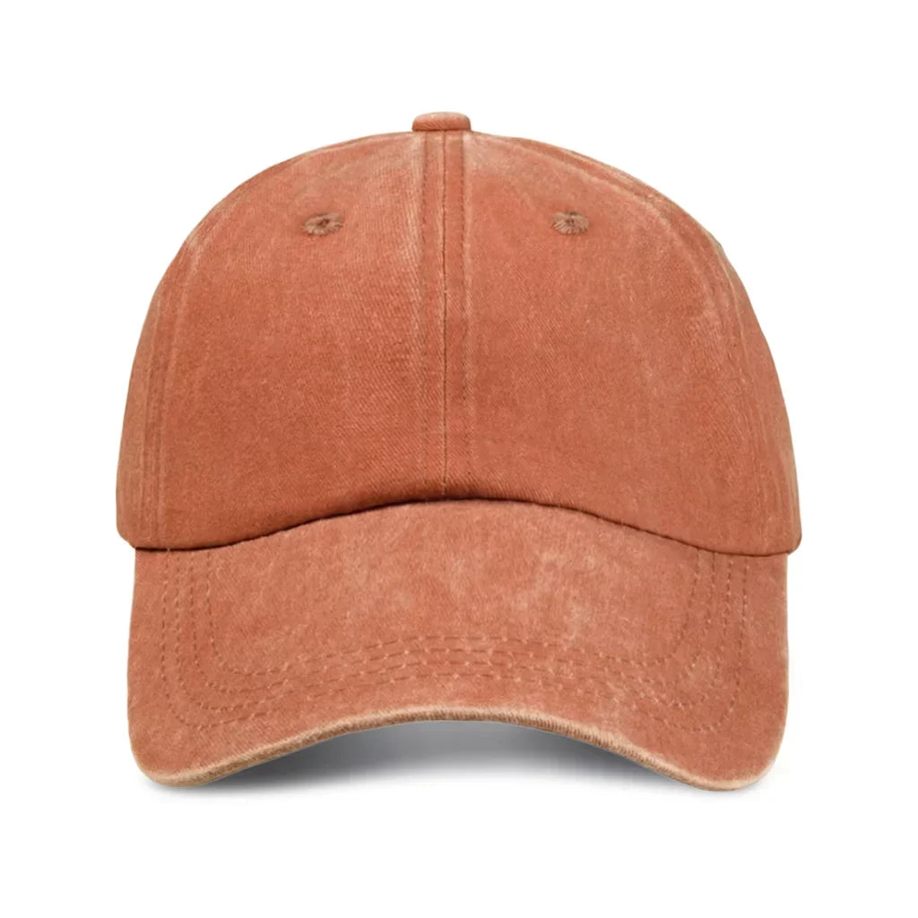 SUNSET ORANGE VINTAGE CAP
