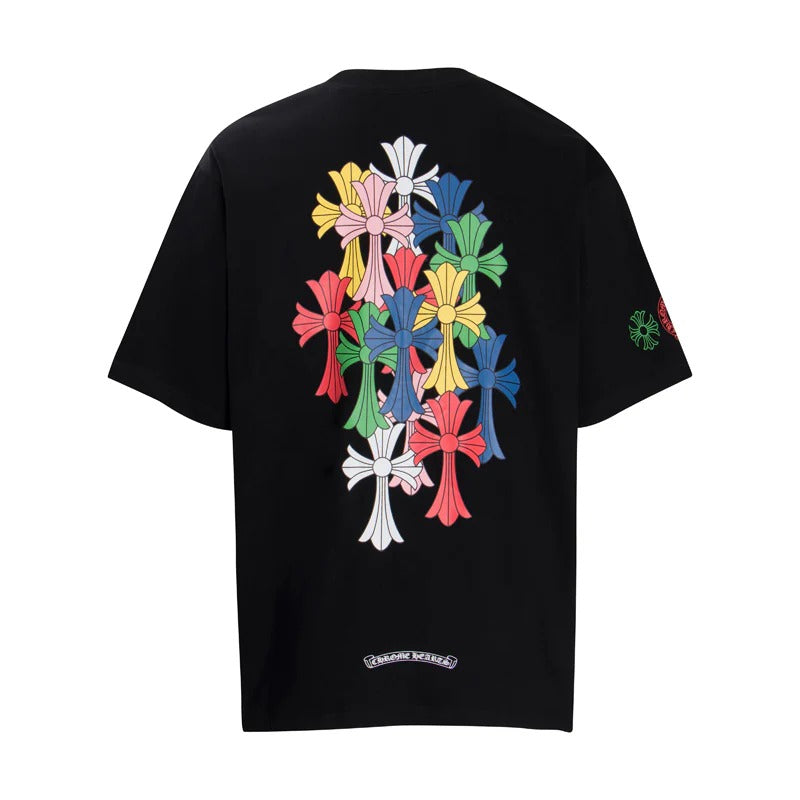 Chrome Hearts New Multi Color Cross Cemetery T-shirts 6016