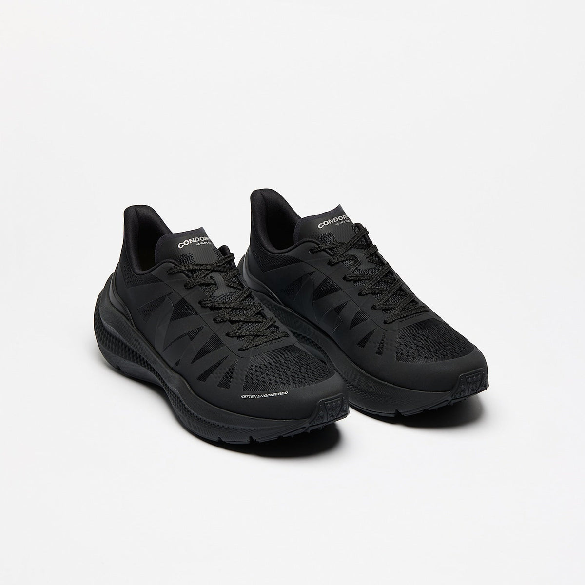 Veja Men's Condor 3 Advanced Engineered-Mesh in Full-Black