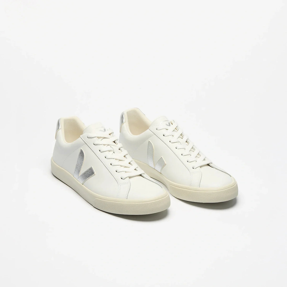 Veja Women's Esplar Leather in White Silver